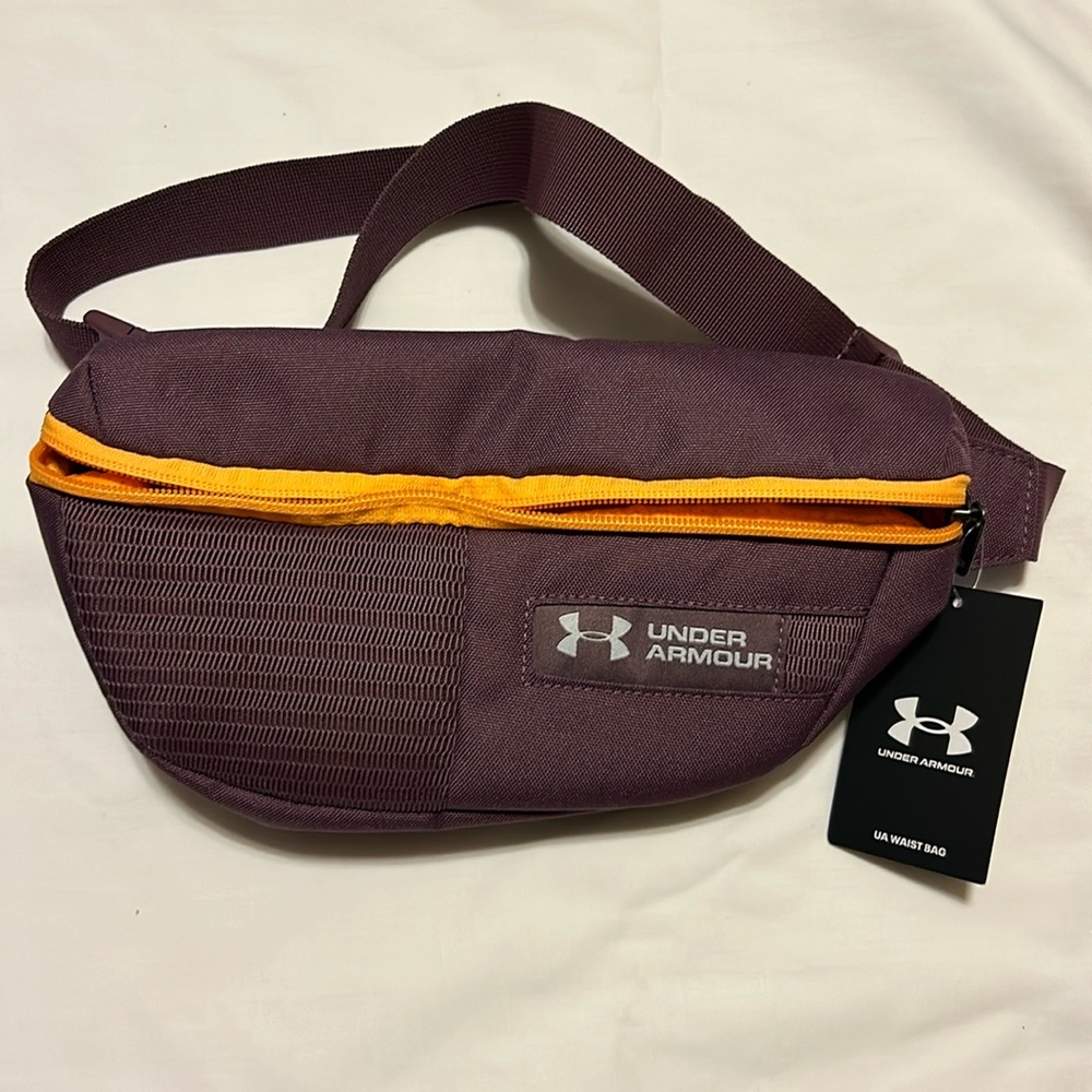 Under Armor unisex 2.5L Waist Bag Purple/Orange -NWT